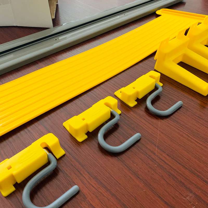 乐柏美保洁用品整理架FG199300拖把挂钩清洁挂板置物架收纳工具架