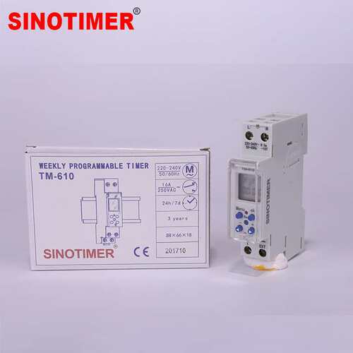 TM610-2时控开关智能开关定时器电源定时开关1P导轨时间开关220V