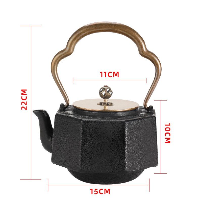 铸铁茶壶南部铁壶功夫茶具泡茶煮水壶铁壶款式多样 素面软装摆件