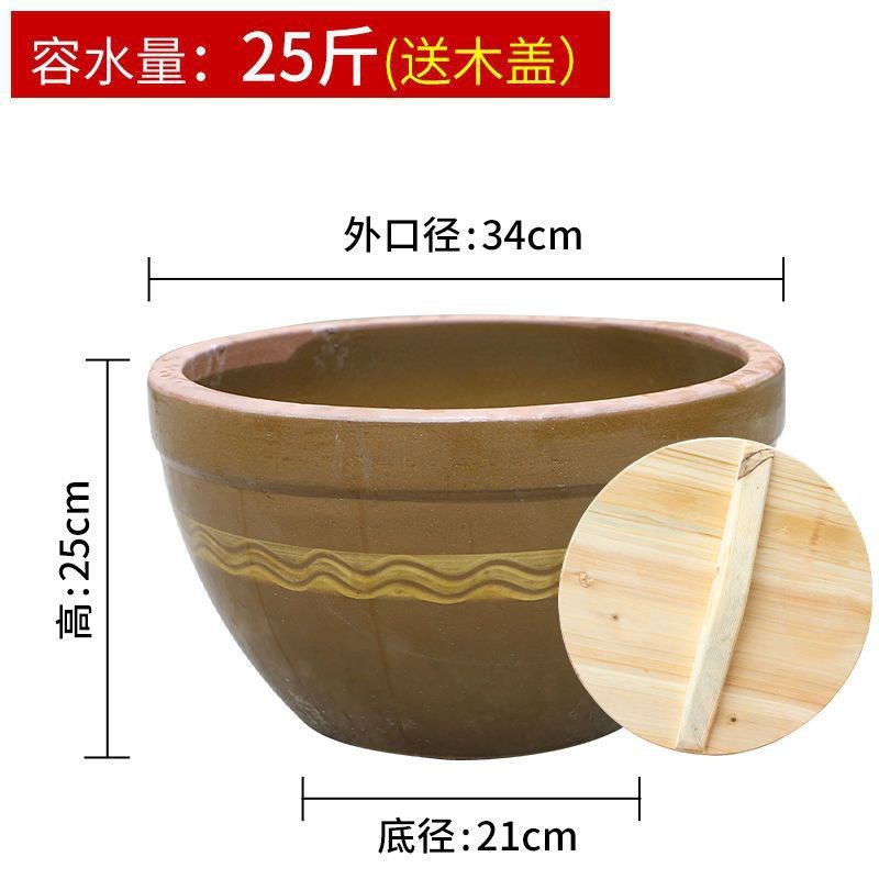 缸陶瓷大缸鱼缸养睡莲缸盆老式水缸庭院储水造景种大口莲瓦缸盆