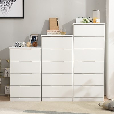 木质抽屉式收纳柜 家用加大五斗橱面宽50cm加深四 六七层杂物柜子