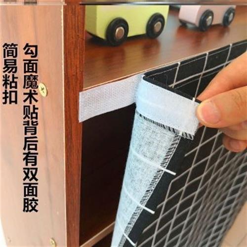 现货遮帘防尘帘台杂物架遮布装饰柜子储物柜遮挡帘布柜橱子