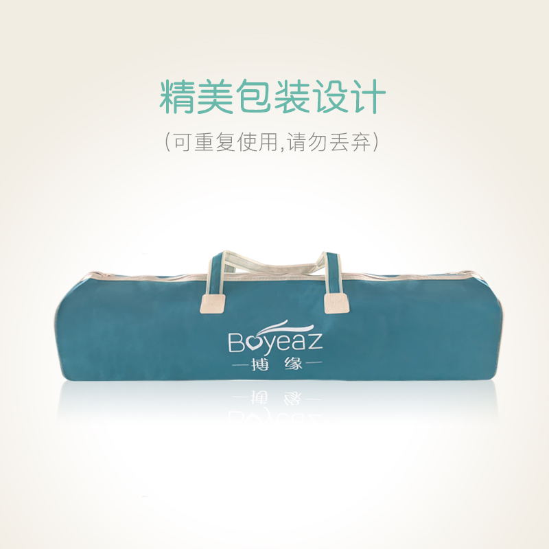 2021年夏天新款宝宝蚊帐家用儿童防摔免安装拉链三开门蒙古包支架