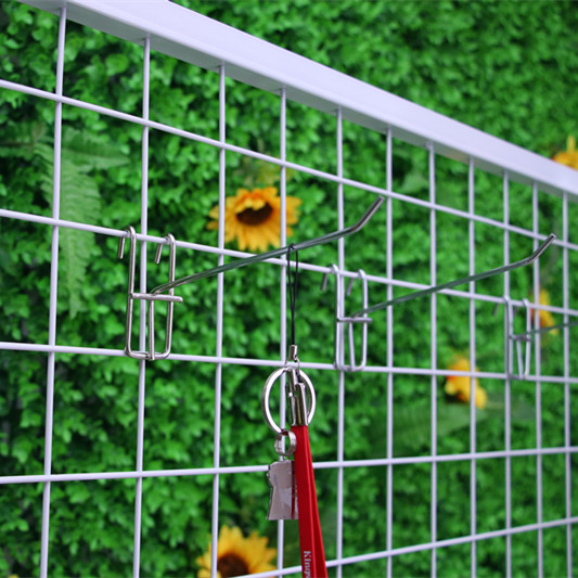 铁艺网片网格片网架货架地摊饰品展会展示架落地挂物架子挂钩收纳