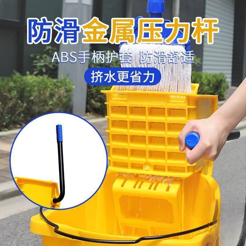 压水挤水篮商g用洗拖地带拖把桶墩布榨水车轮子柞拖布酒店移动