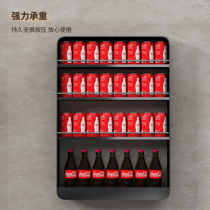 卫生间墙上置物架浴室厕所洗漱台护肤品壁挂式免打孔洗澡间摆放架