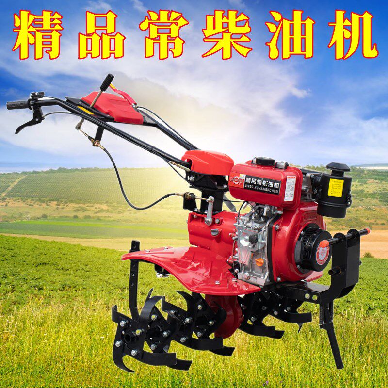 直连轴全齿轮旋耕机山地微耕x机老人耕地机大棚起垄机果园除草机
