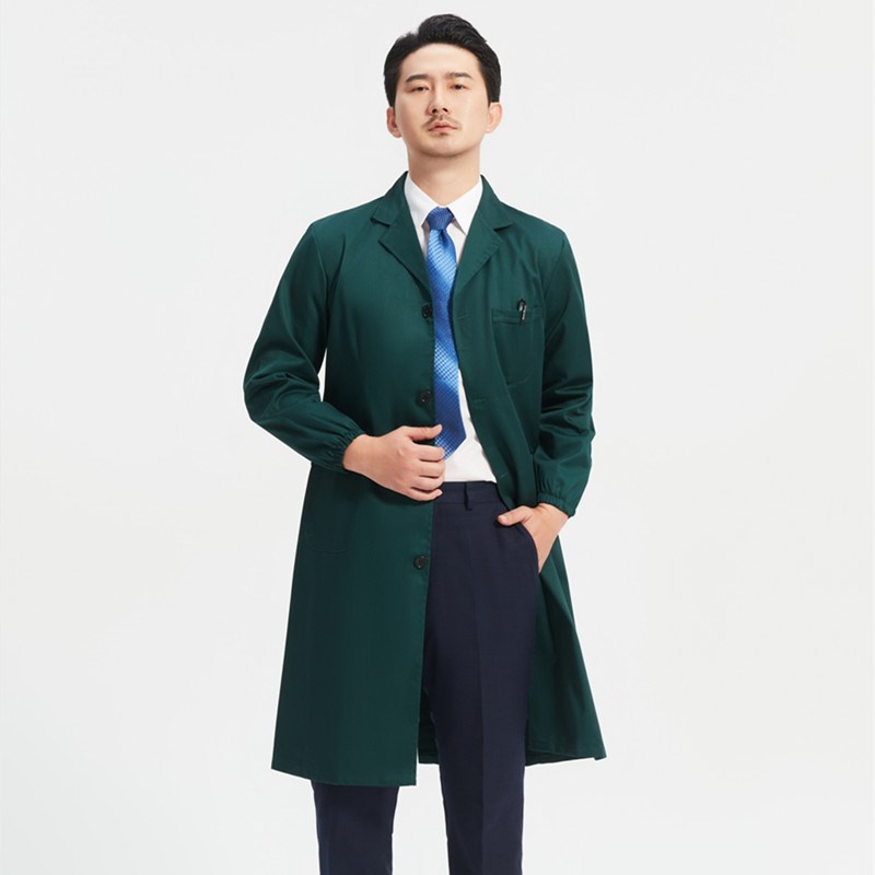 长款大褂工作服男女搬运服实验服园林绿化工装墨绿U色蜜蜂养殖工