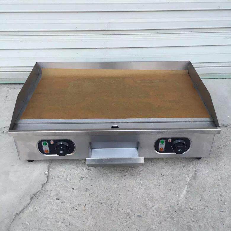 电炉扒用烤烤冷面机手抓饼机器半坑煎牛扒炉平板鱿鱼OQF铁板商烧