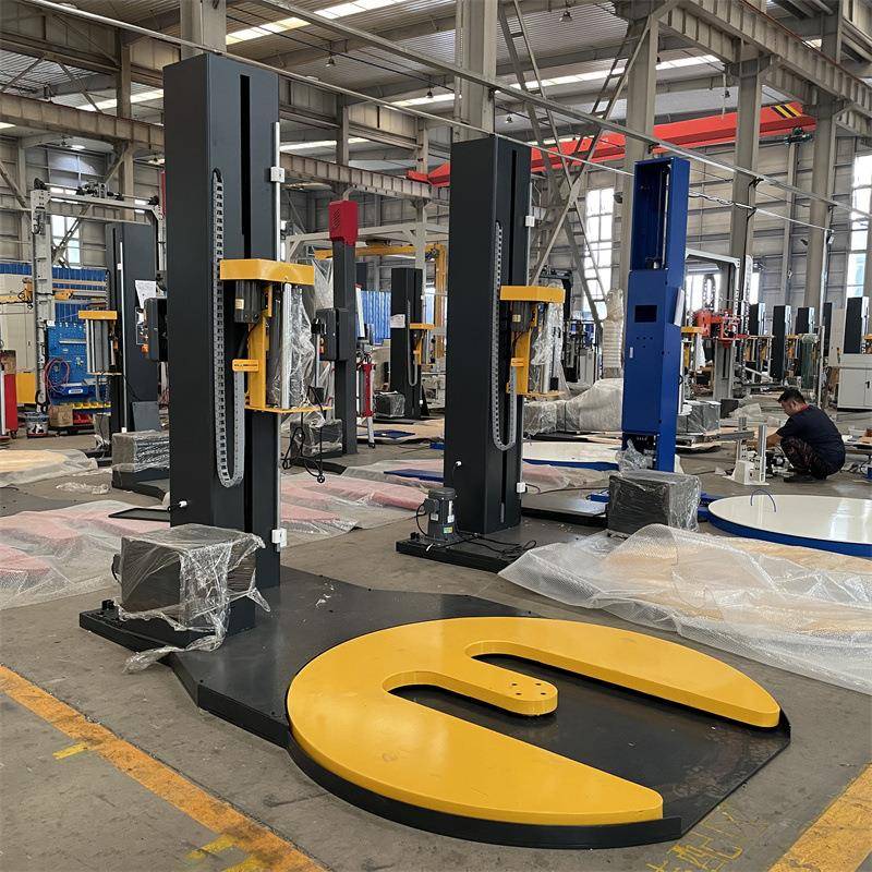 全自动m底型缠绕机工业包装机仓储物流货物打包缠膜机可定制方案