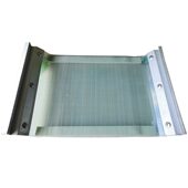 甄选双层钢边FRP采光板瓦片树脂瓦厂房采光带820型角驰采光钢边瓦