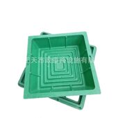 甄选树脂草盆井圆形SMC复合草坪种植井盖隐形装 植草 饰绿化下沉式