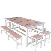 甄选小学生幼儿园儿童课桌椅家用辅导班桌子美术绘画桌画室学习桌