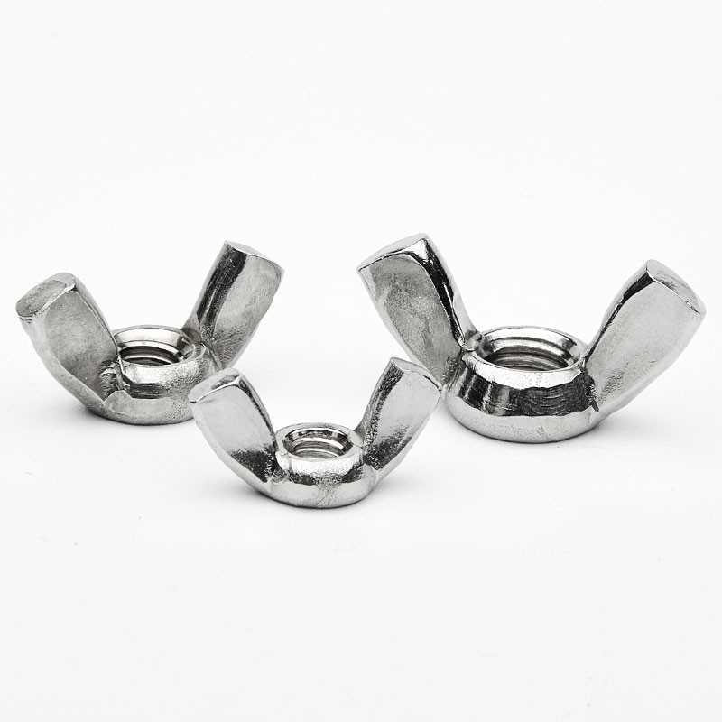 镀锌/不锈钢蝶形螺母蝴蝶型螺帽碟型元宝羊角手拧螺丝帽螺栓 6折