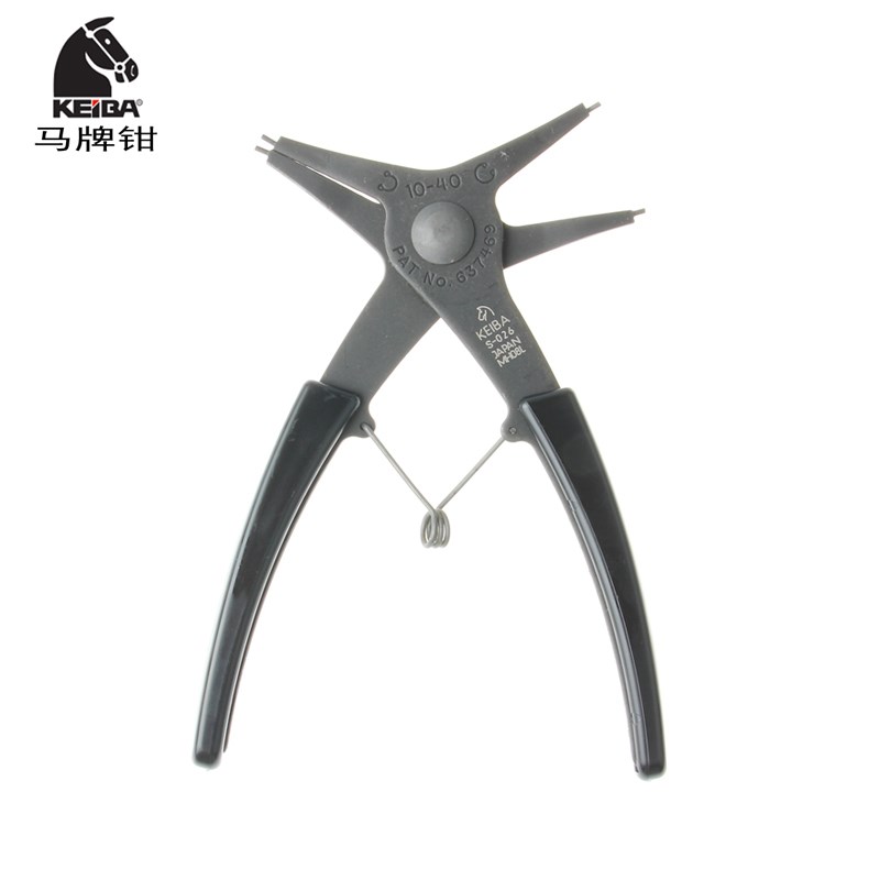 KEIBA马牌剪钳S-026四用介指钳 内外卡日本卡簧钳 轴用穴用挡圈钳
