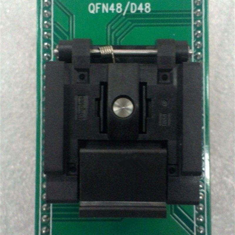 QFN48/D48测试座  QFN-48(52)BT-0.4-01烧录座 0.4和0.5MM间距