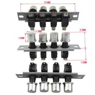 包邮电暖器开关 取暖器开关小太阳按键 3键开关4键开关电暖气配件