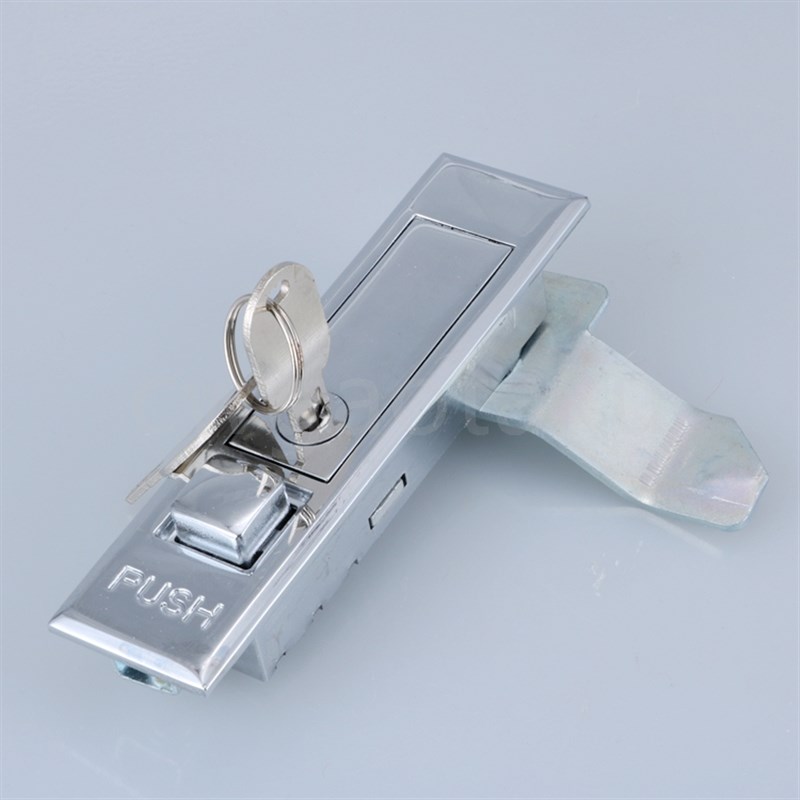 MS504-2-1按钮弹跳锁H-501-2-1铁皮柜锁 通信柜锁 配电箱门锁