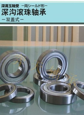 深沟滚珠轴承 双盖式 B6000ZZ B6001ZZ B6002ZZ B6003ZZ B6004ZZ