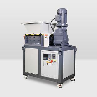 小型双轴金属撕碎机木材塑料边角料粉碎机硬盘电子垃圾撕碎机箱