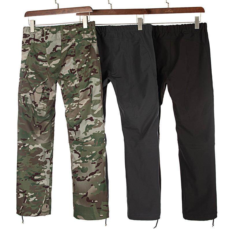 鸟家同款户外冲锋裤男款冬季压胶防水防风加绒保暖滑雪登山软壳裤