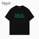 Mardi Mountain韩国正品 2026春新款 官方旗舰店 黑白纯棉短袖 女t恤