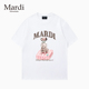 Mardi Mountain韩国正品 2026春夏款 官方旗舰店 黑白纯棉短袖 女t恤