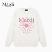 官方旗舰店Mardi 女卫衣 小雏菊花套头长袖 Mountain韩国正品 秋冬款
