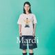 Mardi Mountain韩国正品 2026春夏款 官方旗舰店 黑白纯棉短袖 女t恤