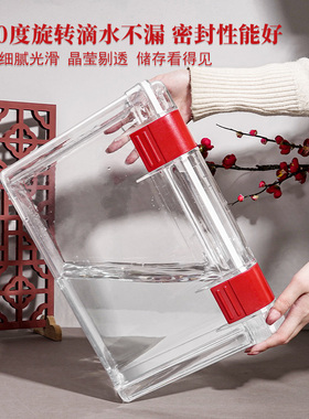 虫草PC亚克力密封储物储存箱防潮透明鱼胶陈皮方形Z展示收纳箱