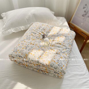 夏凉被薄被芯空调被棉花被w子斜纹可水洗单双人学生宿舍夏季
