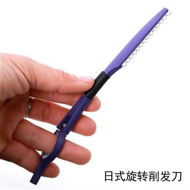 日式美发专业削发刀理发削刀打薄器碎发打薄刀架片老式手动型刮刀