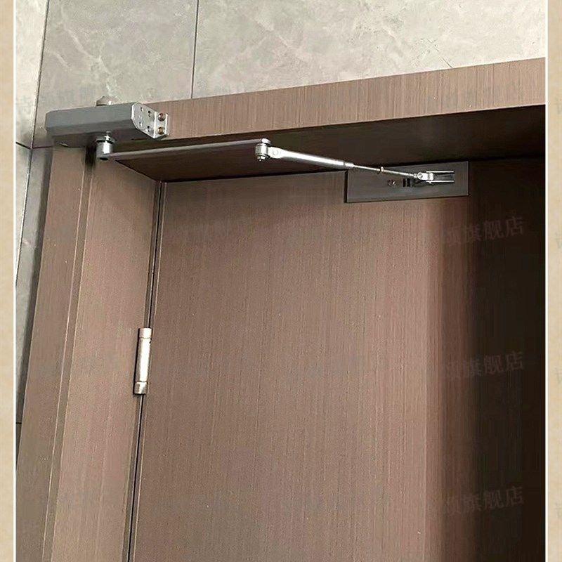 内开隐形门闭门器缓冲关门隐z形门侧装自动关门木门玻璃门高门图片