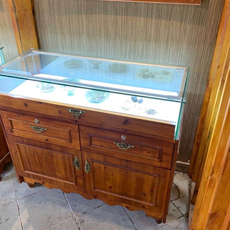 实木饰品展示柜玉器柜珠宝柜精品首饰展柜玻璃陈列柜珠宝首饰柜台