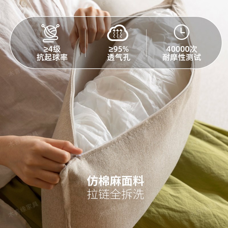 实木沙发床折叠两用2025新款客厅多功能J小户型阳台伸缩布艺沙发