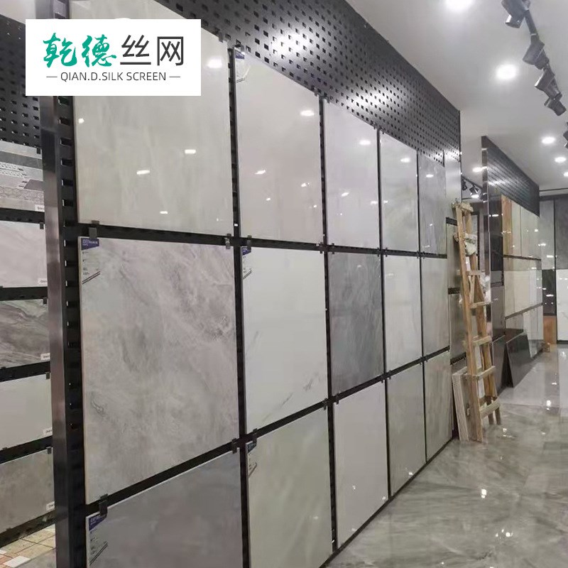 瓷砖展架带挂钩 立式瓷砖w木地板挂架洞洞板 木地板陶瓷挂架