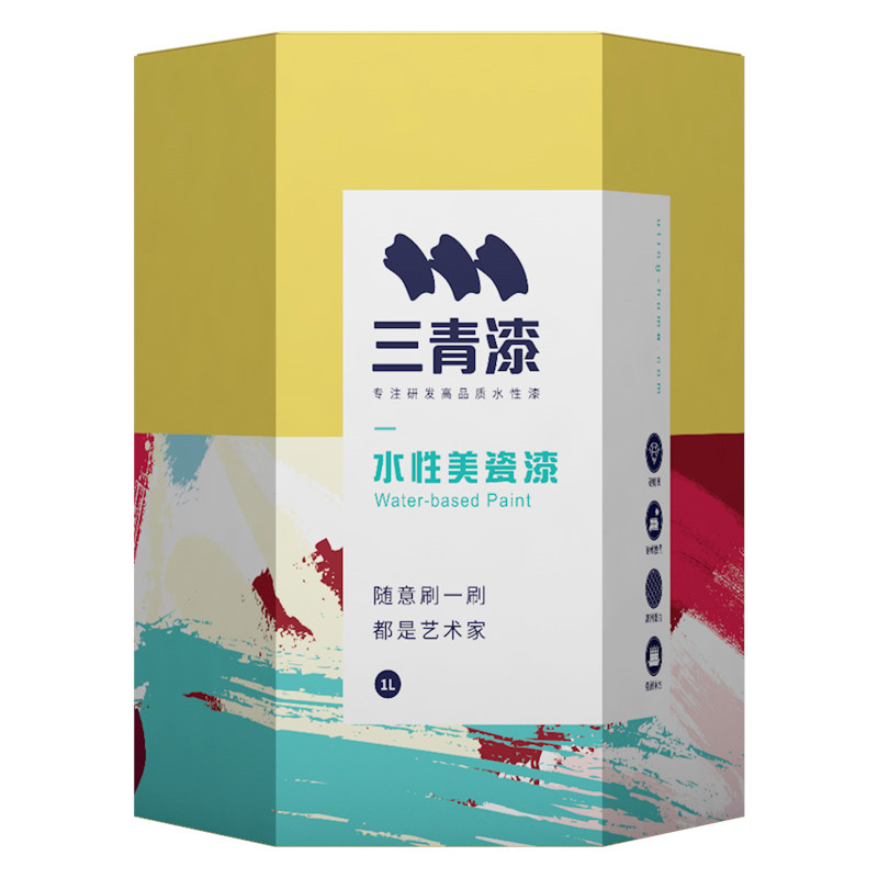 三青美瓷漆卫生间瓷砖翻新浴室防水改色漆旧地砖R墙面改造小罐油