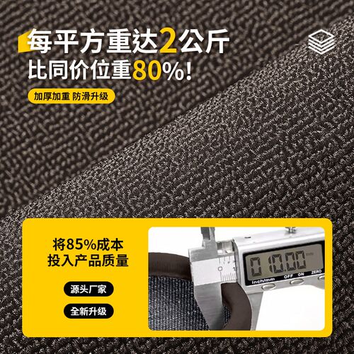 高级感入户门f地垫门口耐脏玄关地毯室内进门口防滑脚垫可定制尺