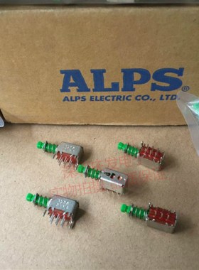进口日本ALPS 无锁开关功放琴键式开关双排6脚自弹代用SPPJ223200