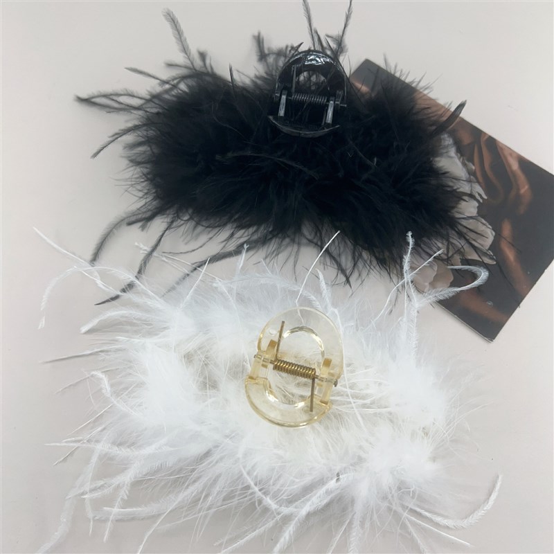 爪夹子头饰盘头发用的发夹八字抓夹后脑勺小号韩版刘海边夹发量少