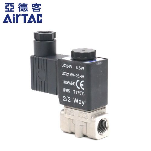 2LA030/2LAH030-06/08A/B/C/F/E/I 亚德客不锈钢耐高温高压电磁阀