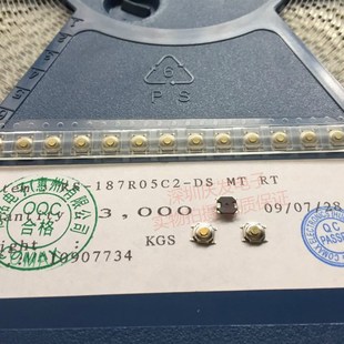 RT进口法国C&K 贴片4脚4 1.7MM轻触开关铜头 187R05C2