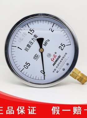 红旗仪表厂家直销YTZN-150抗震远传压力表自来水泵电阻开关变频器