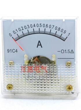 指针式直流电流表头91C4-A 30mA100mA500mA1A2A5A10A20A机械仪表