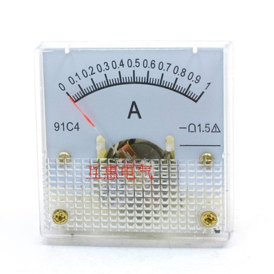 指针式直流电流表头91C4-A 30mA100mA500mA1A2A5A10A20A机械仪表