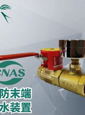 末端试水装置dn25带证115消防身份证 3C认证ZSPM80喷淋末端试水阀