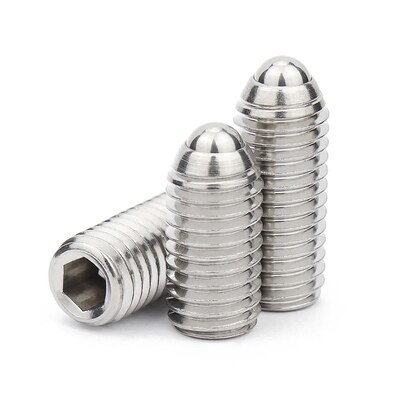 不锈钢ZAF03球头柱塞 BSZF3/4/5/6/8/10/12/16玻珠螺丝球头定位珠