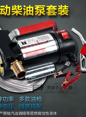 电动抽油泵包邮自吸泵柴油加油泵便携式大功率计量220v小型加油泵