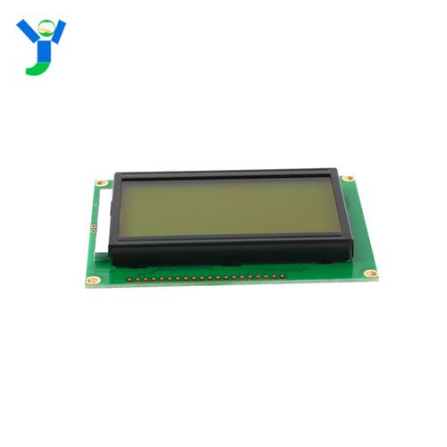 5V 黄绿屏 LCD 12864 显示屏 中文字库带背光ST7920