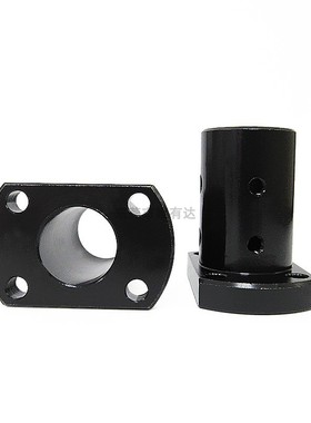 双切法兰导向轴支座光轴支撑座固定座STHCBL LHLC系列45钢200包邮